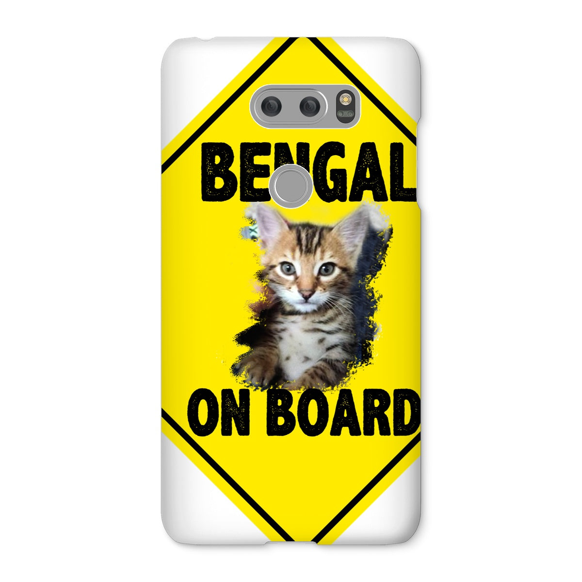 Bengal on Board Snap Phone Case