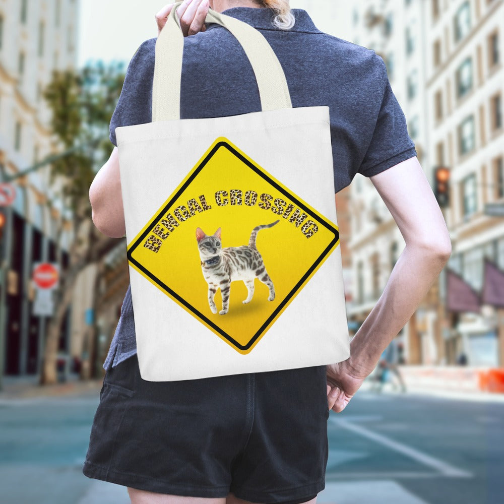 Bengal Crossing  Canvas Tote Bag Inside pocket(double-sided design)