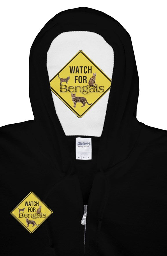 I’m 3 Bengals gildan zip hoody