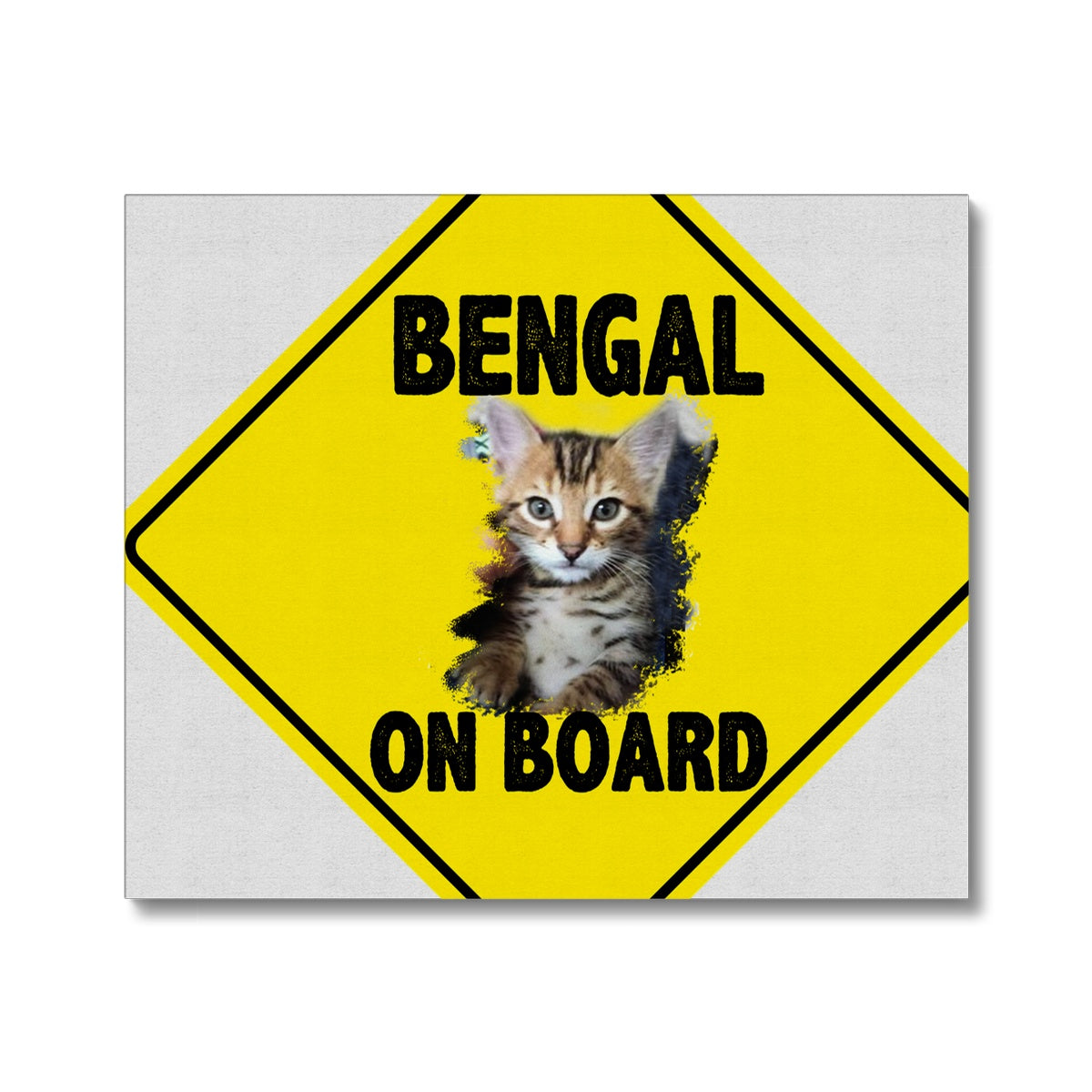 Bengal on Board  Canvas