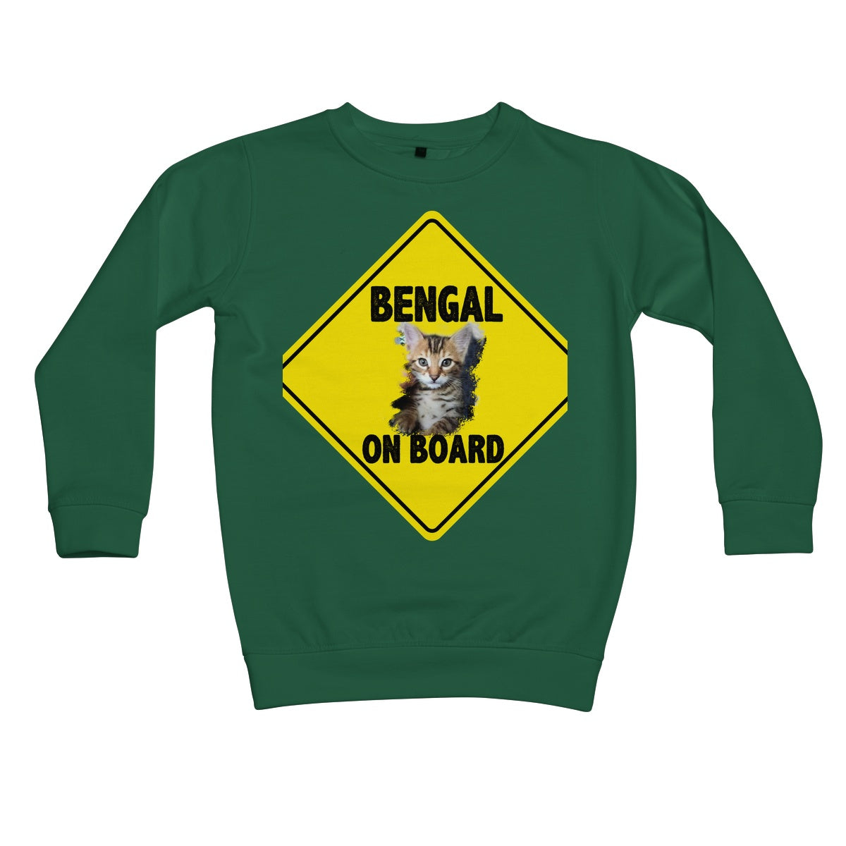 Bengal on Board Kids Sweatshirt