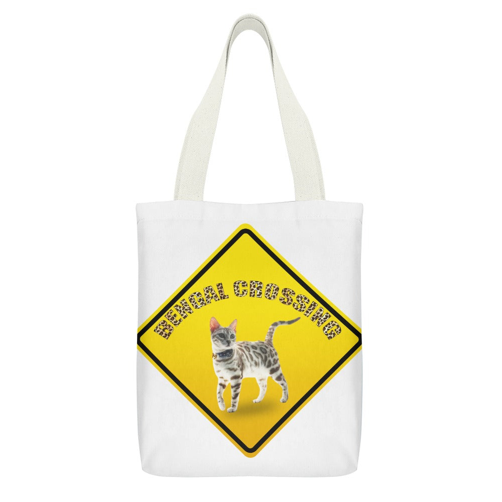 Bengal Crossing  Canvas Tote Bag Inside pocket(double-sided design)