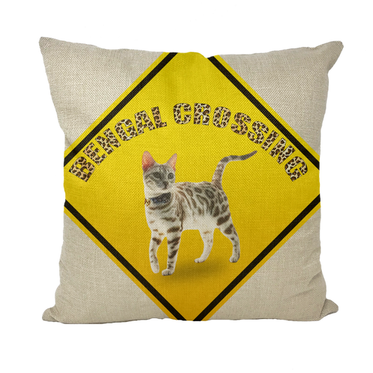 Bengals Bengal Crossing Throw Pillow with Insert