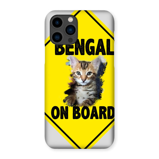 Bengal on Board  Snap Phone Case