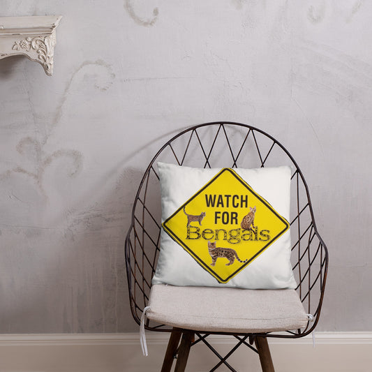 3 Bengals Basic Pillow