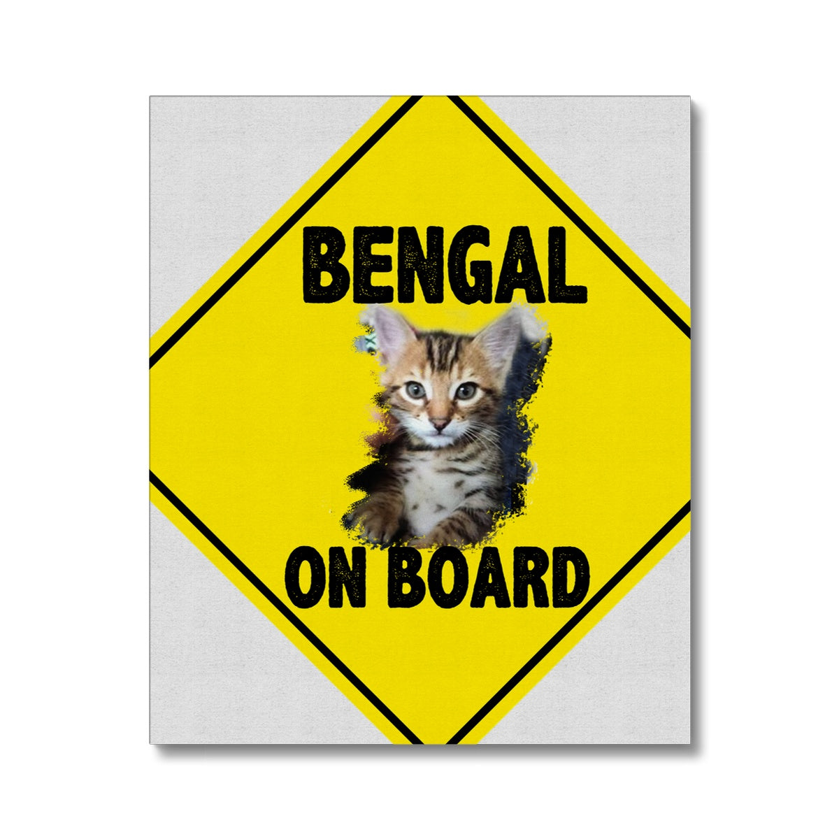 Bengal on Board  Canvas