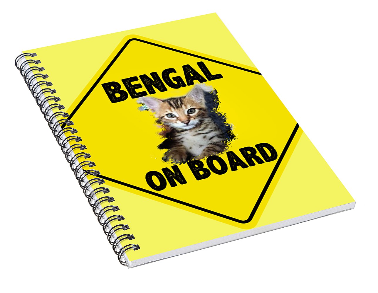Bengal on Board - Spiral Notebook