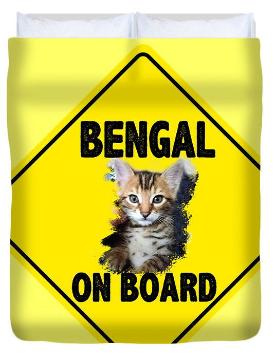 Bengal on Board - Duvet Cover