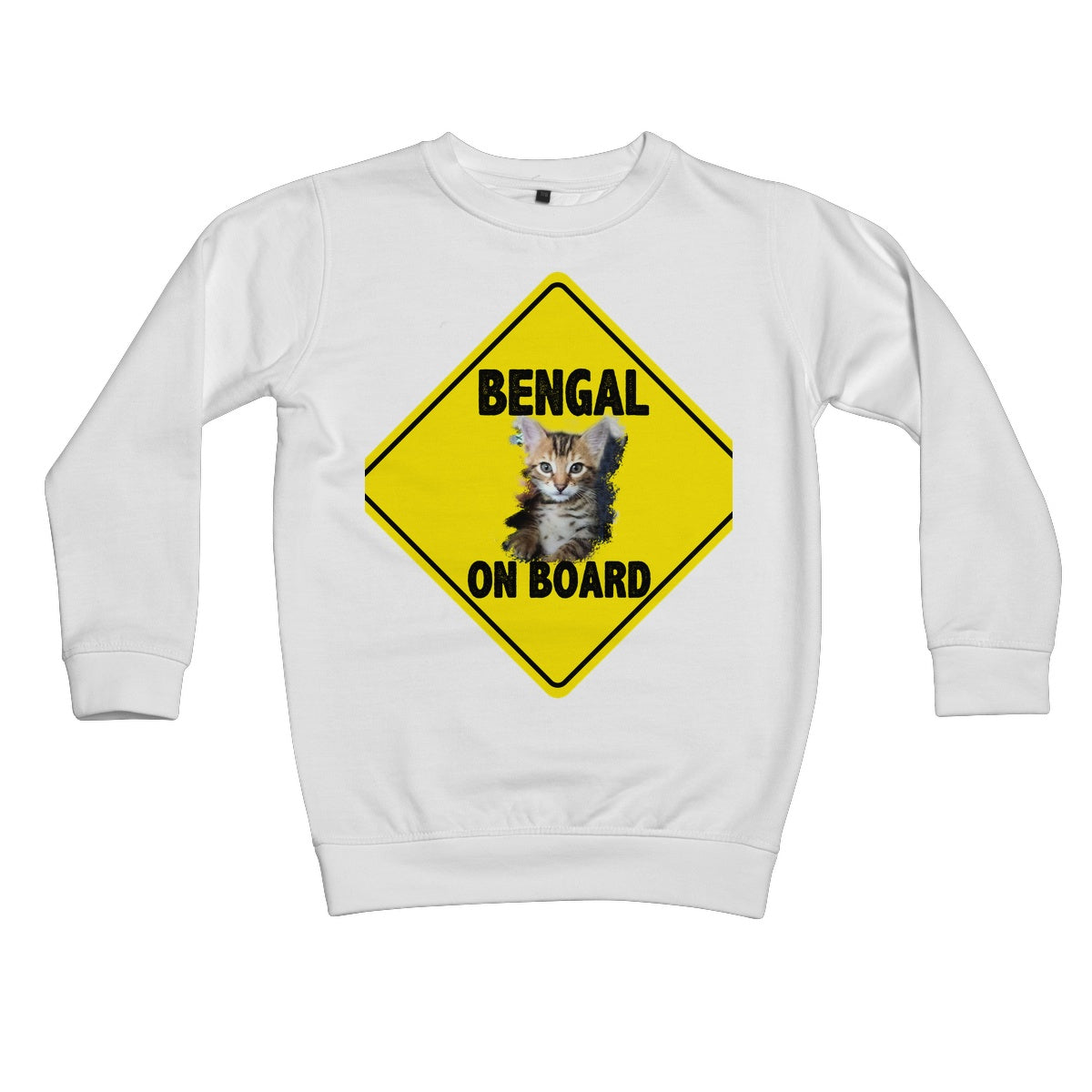 Bengal on Board Kids Sweatshirt