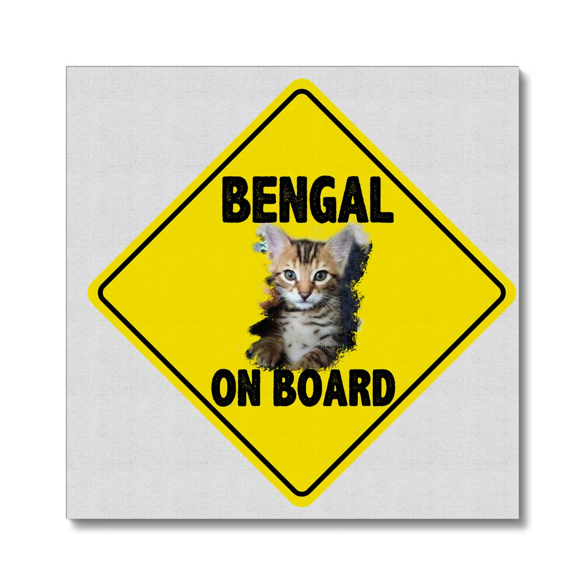 Bengal on Board  Canvas