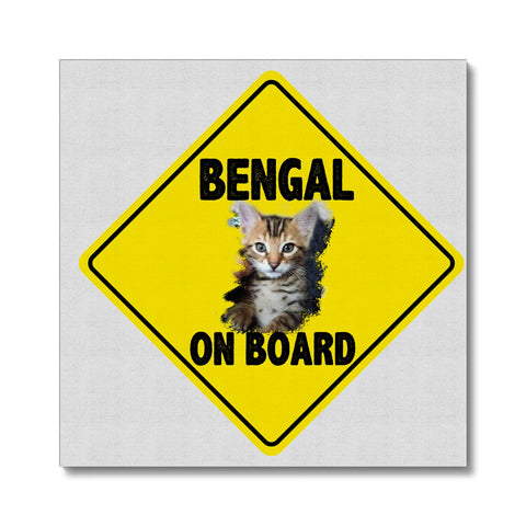 Bengal on Board  Canvas