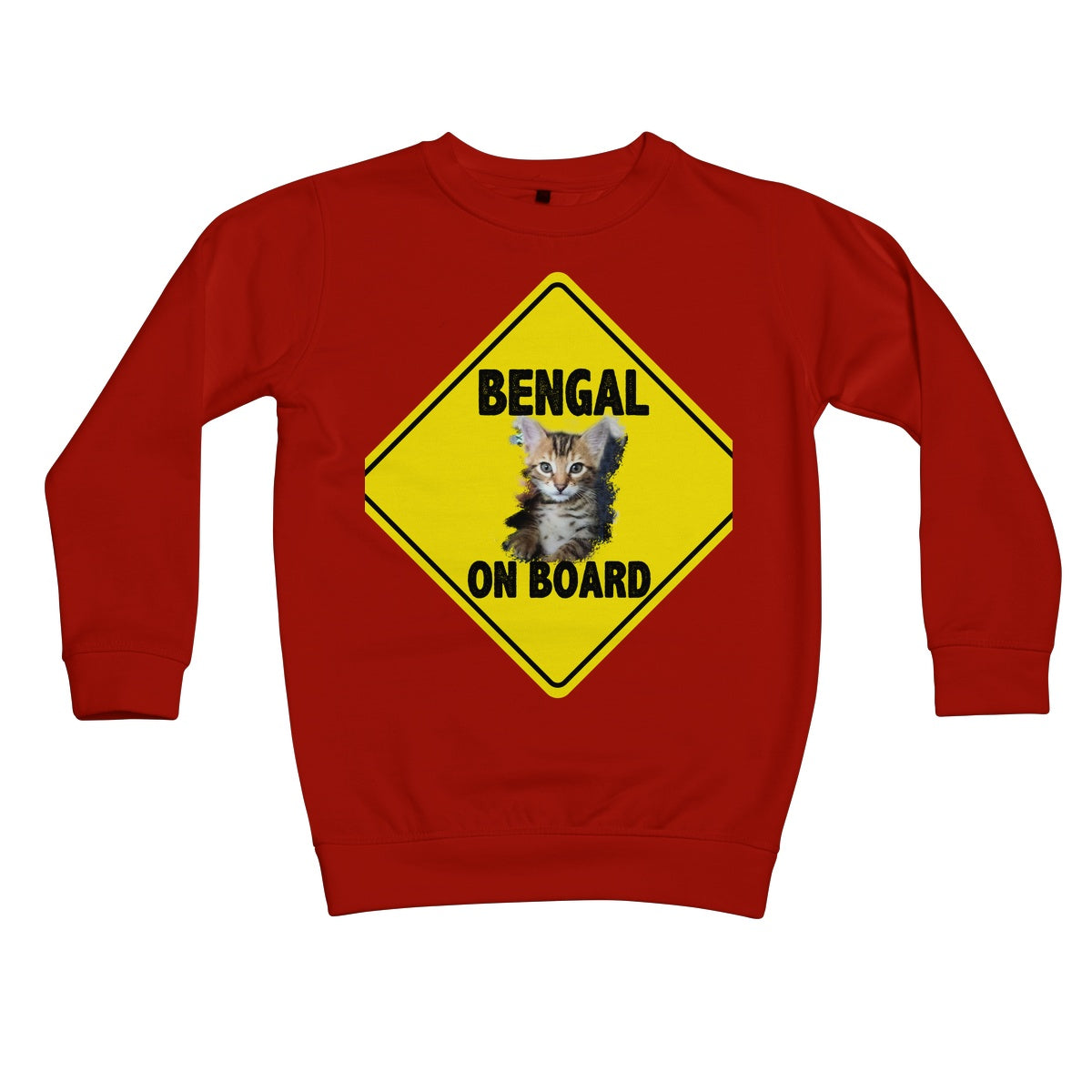 Bengal on Board Kids Sweatshirt
