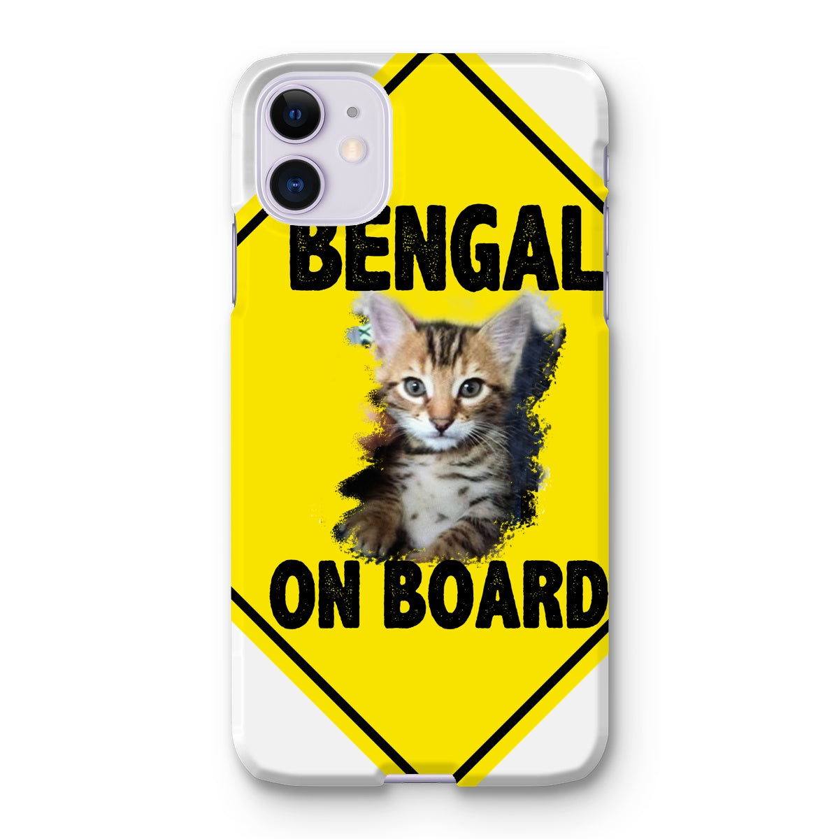 Bengal on Board Snap Phone Case