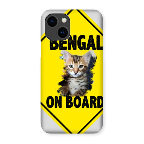 Bengal on Board  Snap Phone Case
