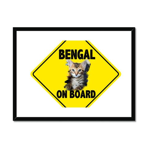Bengal on Board  Framed & Mounted Print