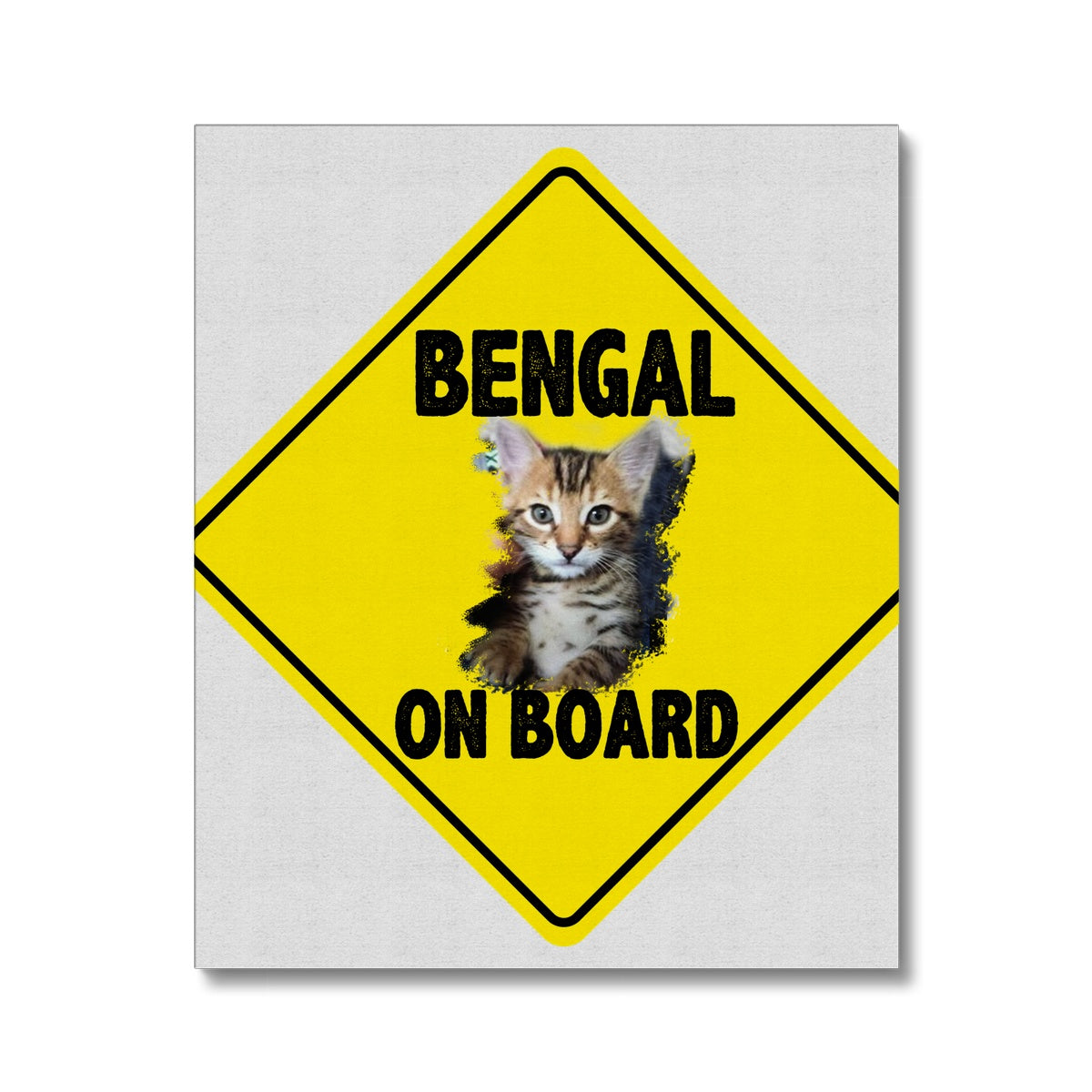 Bengal on Board  Canvas