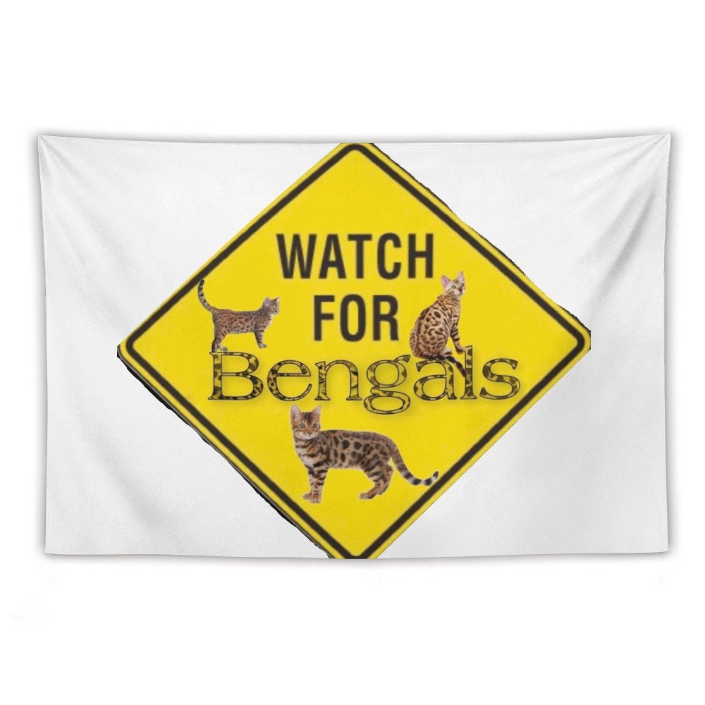 3 Bengals Super Soft Wall Tapestry