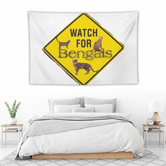 3 Bengals Super Soft Wall Tapestry