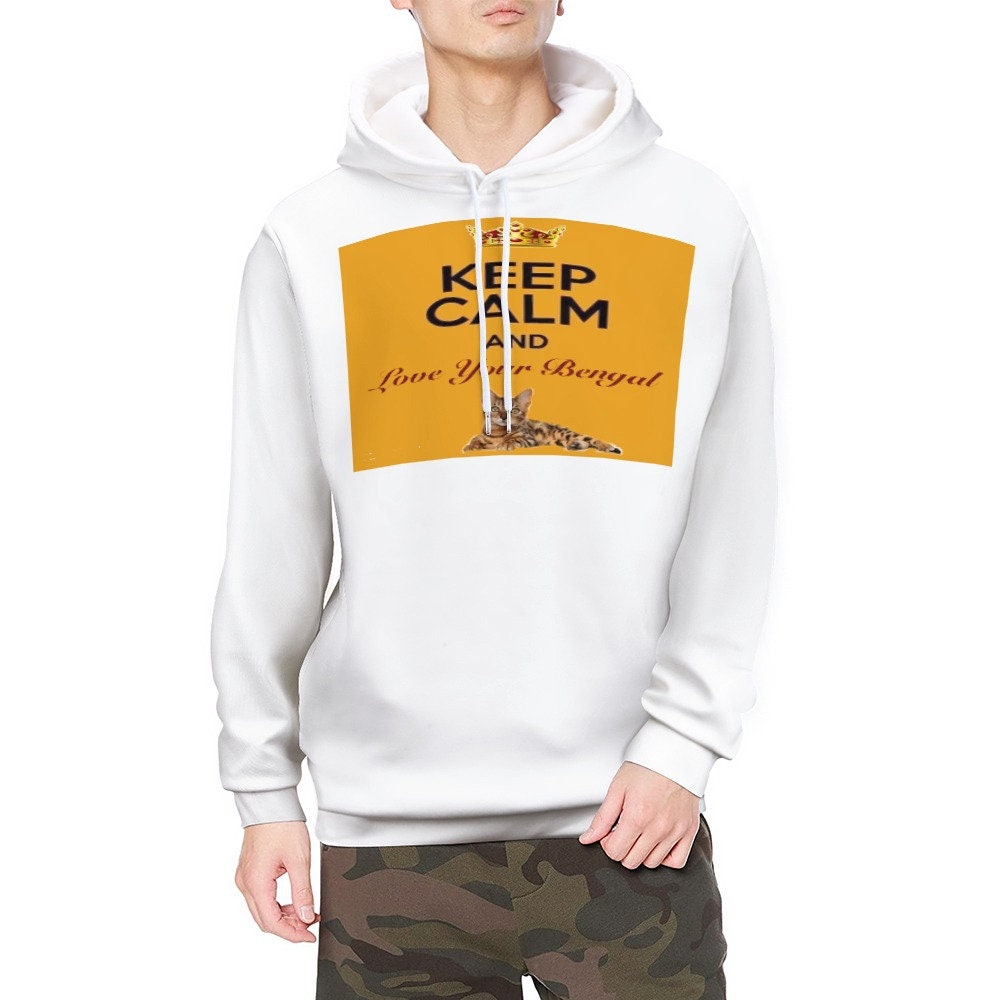 Keep Calm And Love Your Bengal Plush sweater