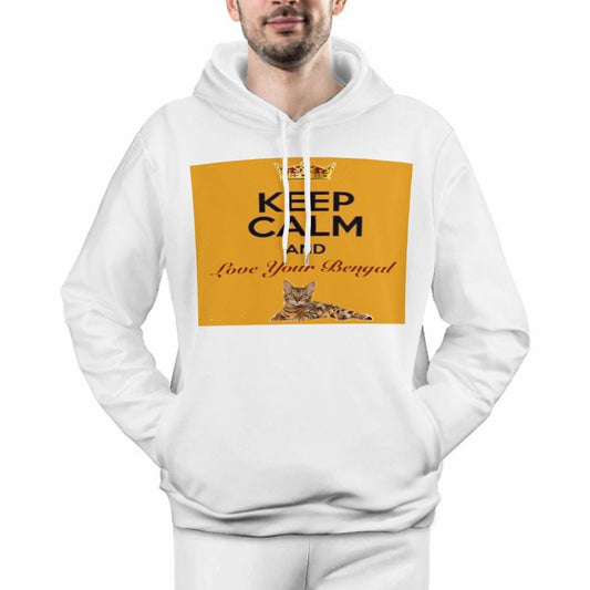 Keep Calm And Love Your Bengal Plush sweater