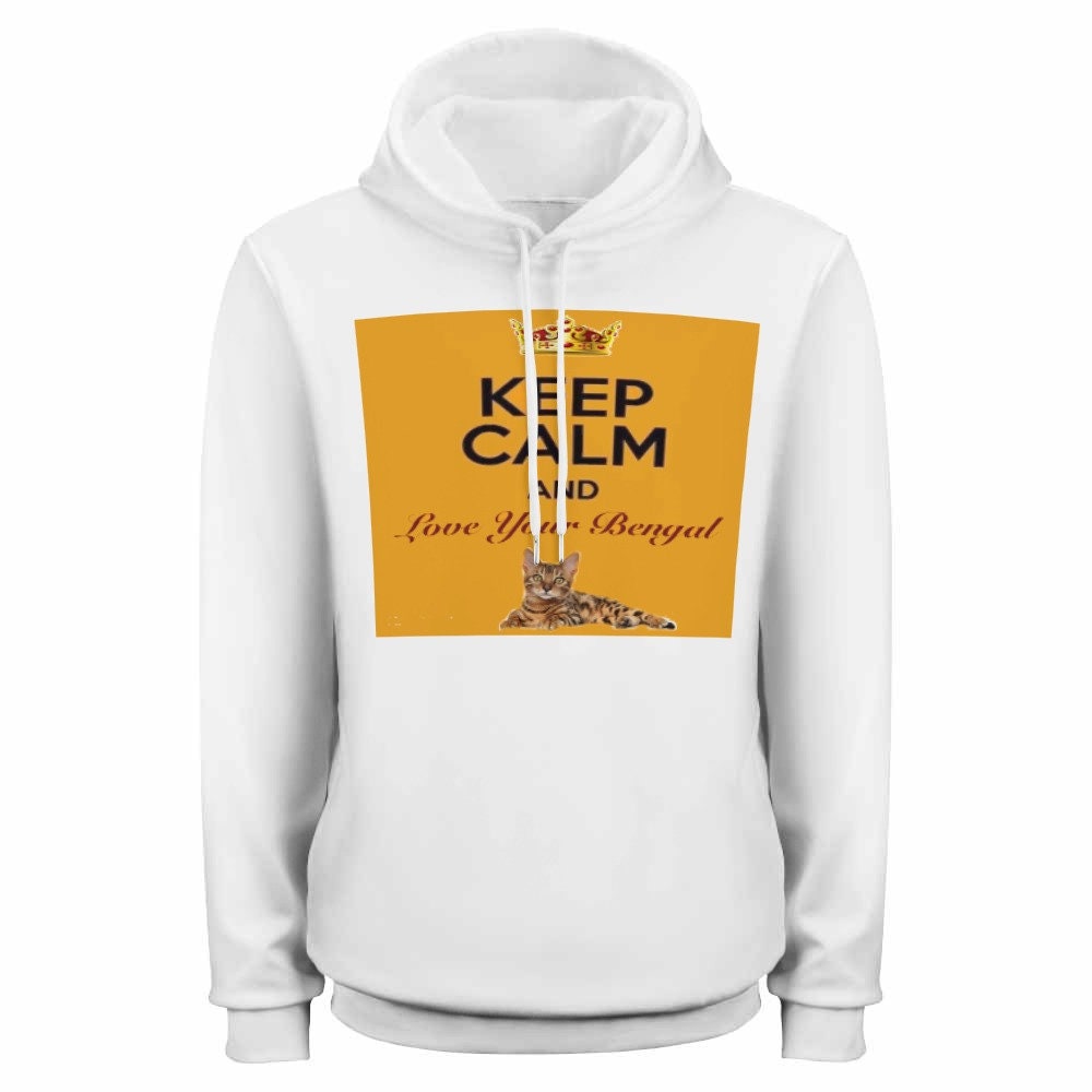 Keep Calm And Love Your Bengal Plush sweater