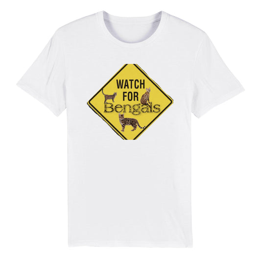 3 Bengals Organic Unisex Crewneck T-shirt