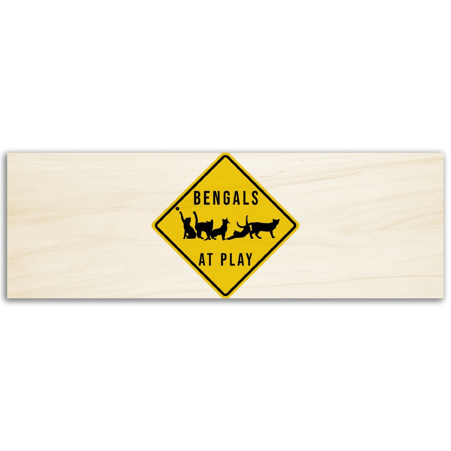 Bengals At Play Wood Prints