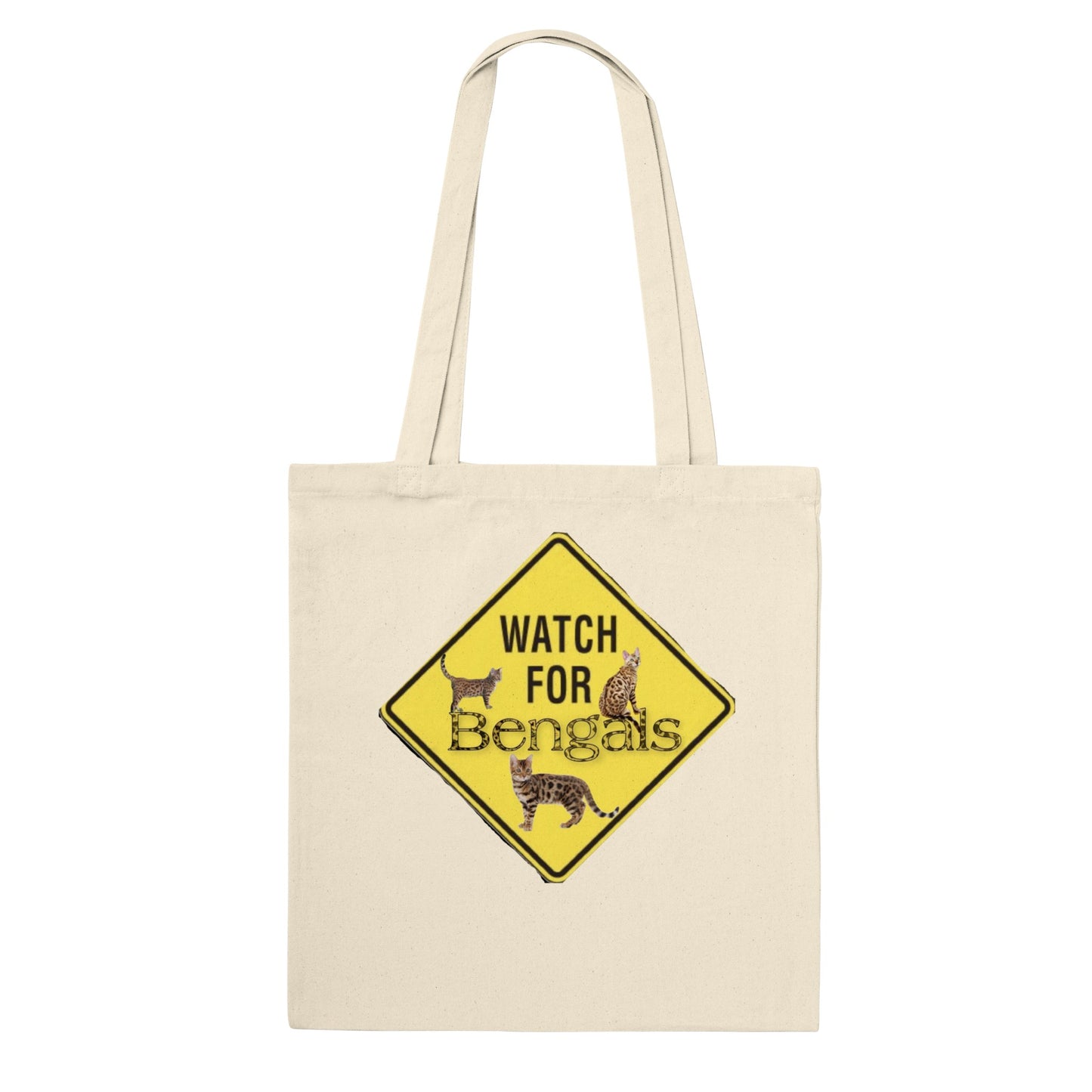 Watch For Bengals Premium Tote Bag