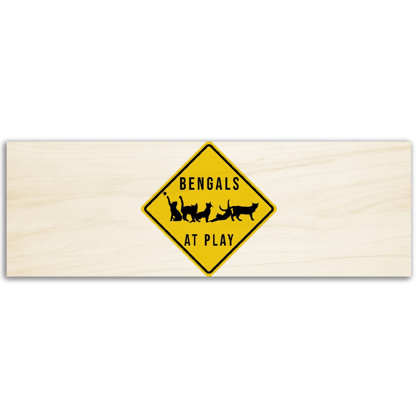 Bengals At Play Wood Prints