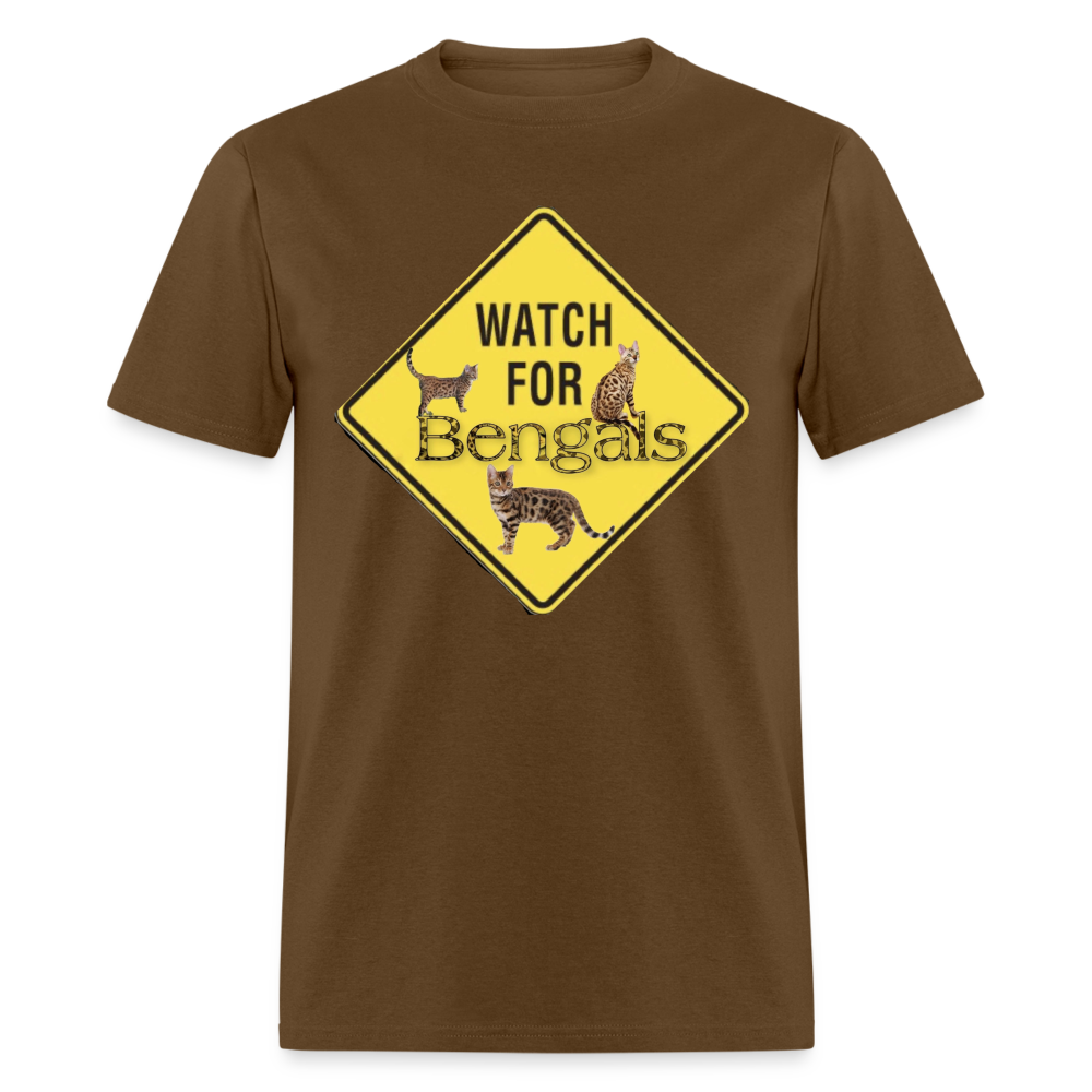 3 Bengals Unisex Classic T-Shirt - brown
