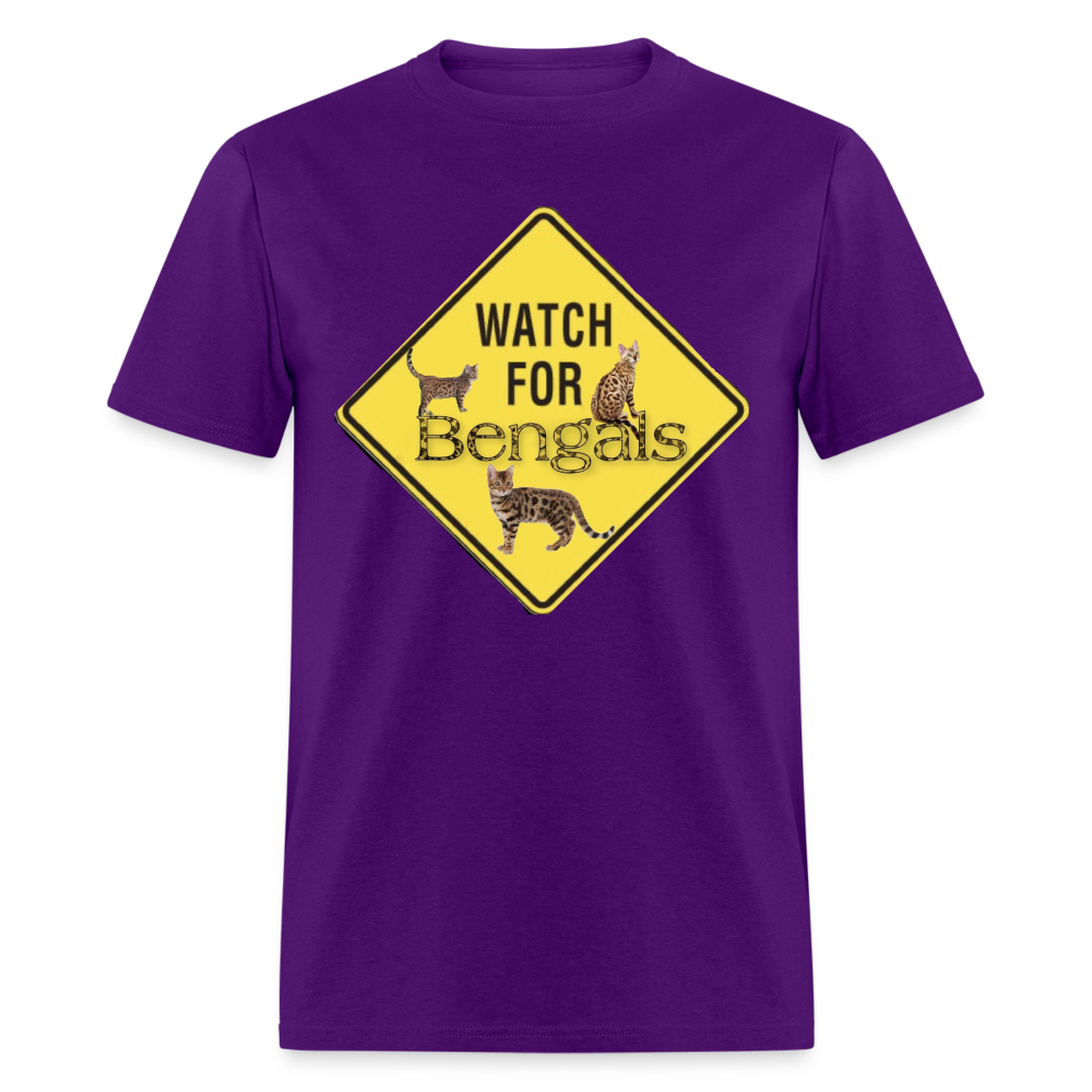 3 Bengals Unisex Classic T-Shirt - purple