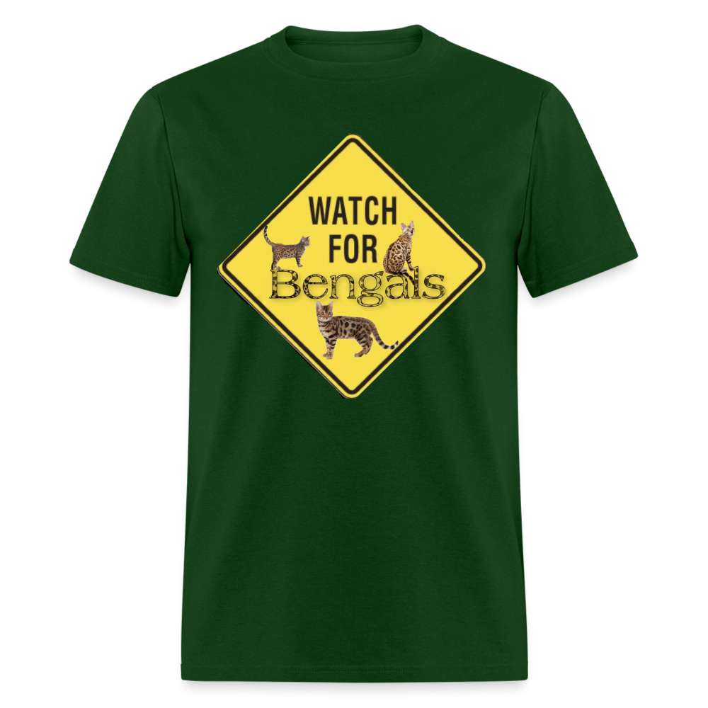 3 Bengals Unisex Classic T-Shirt - forest green