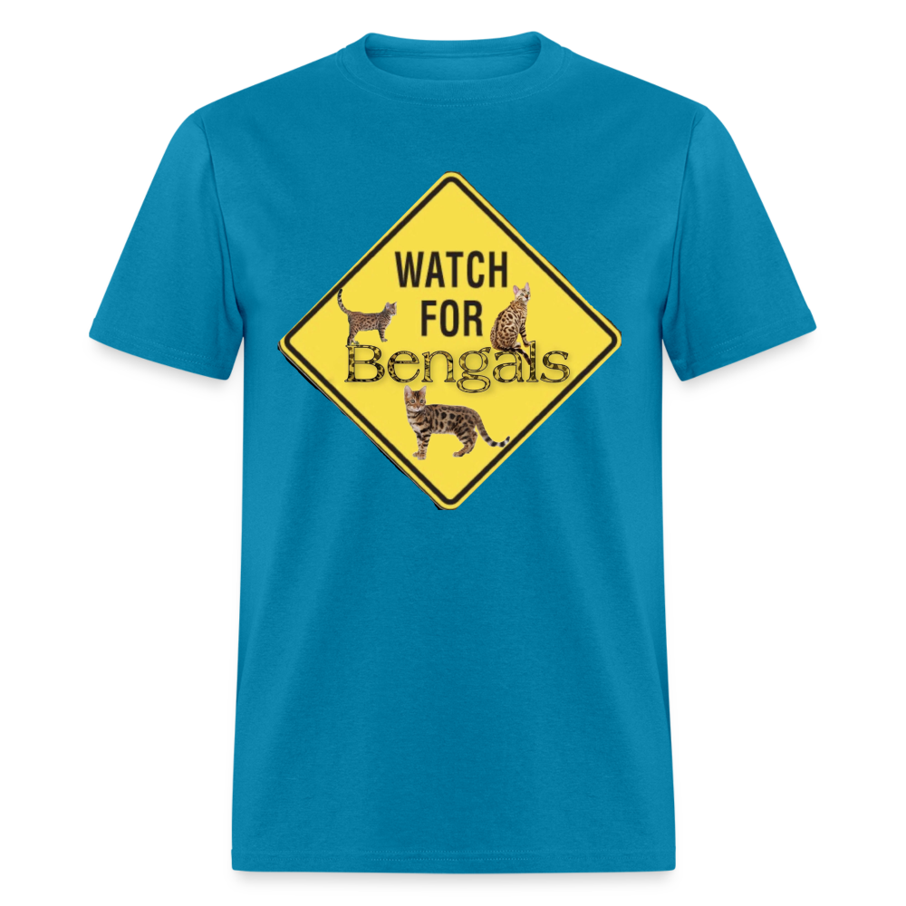 3 Bengals Unisex Classic T-Shirt - turquoise