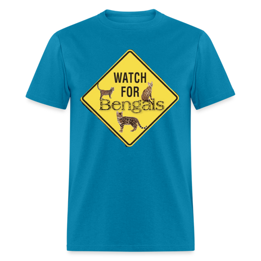 3 Bengals Unisex Classic T-Shirt - turquoise