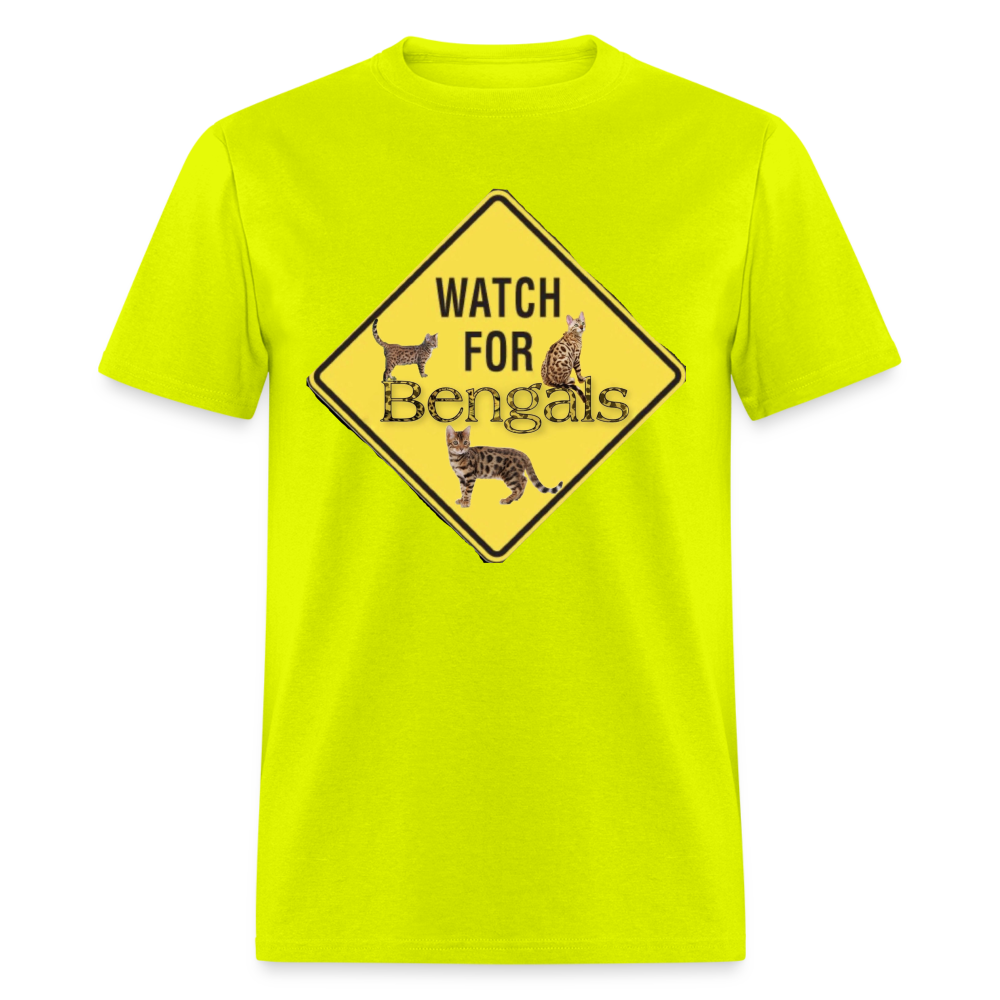 3 Bengals Unisex Classic T-Shirt - safety green