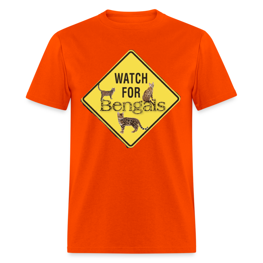 3 Bengals Unisex Classic T-Shirt - orange