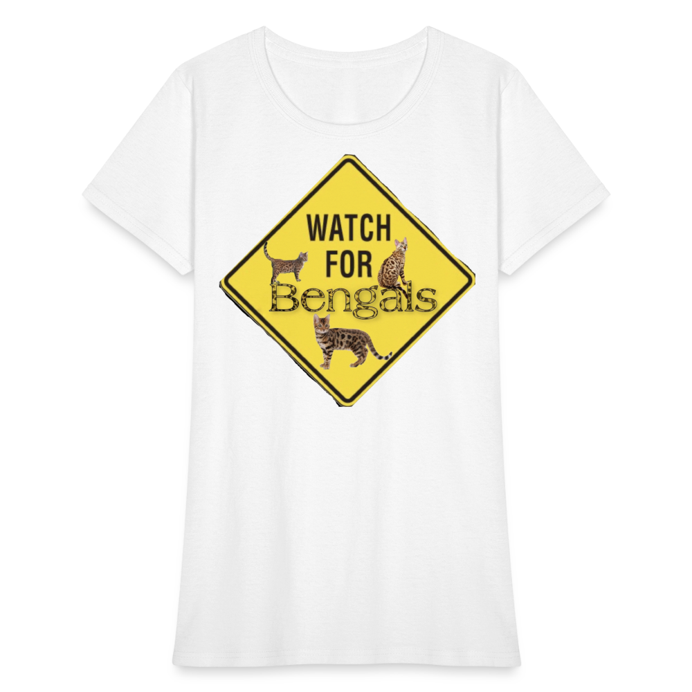 3 Bengals Women's T-Shirt - white