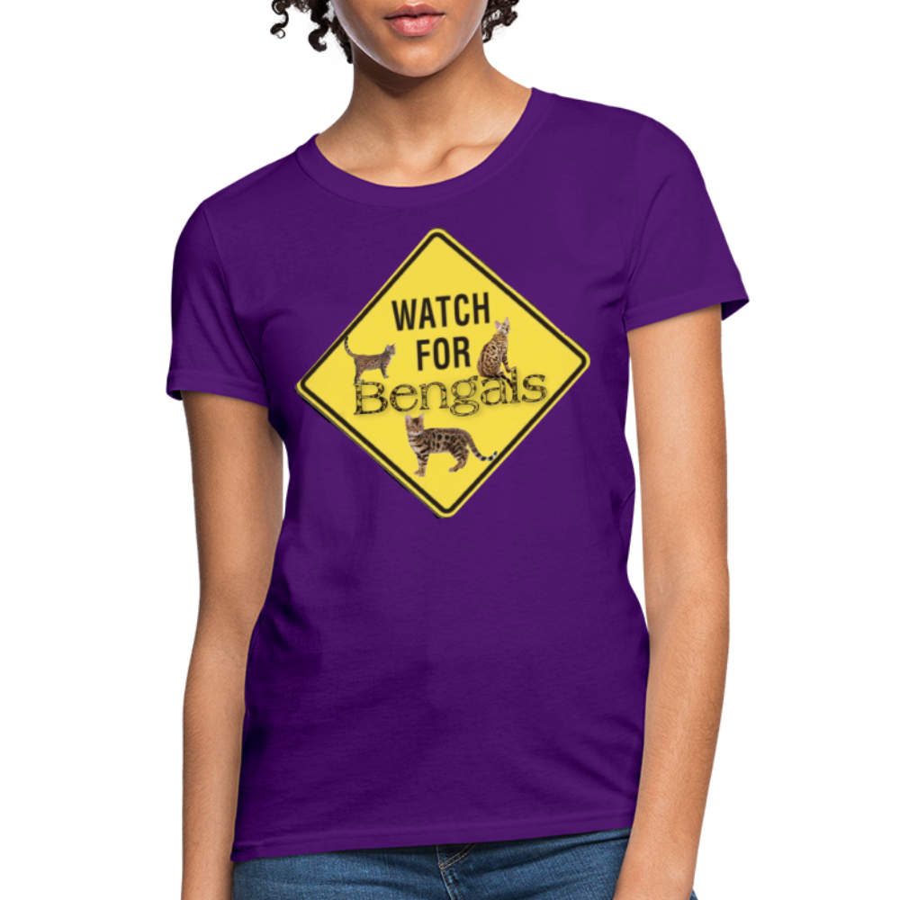 3 Bengals Women's T-Shirt - purple