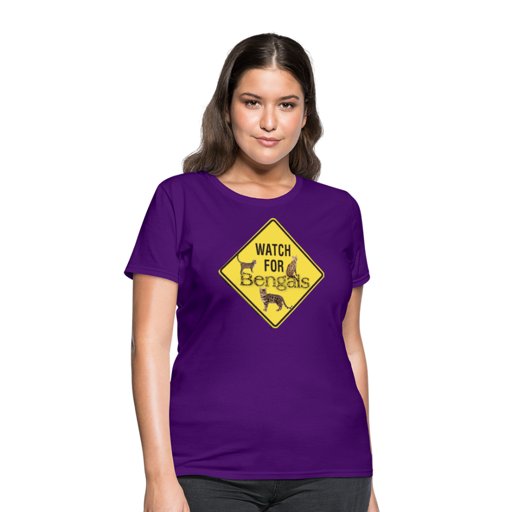 3 Bengals Women's T-Shirt - purple