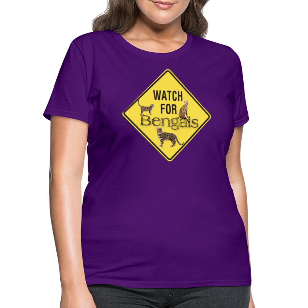 3 Bengals Women's T-Shirt - purple