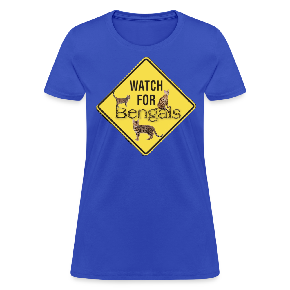 3 Bengals Women's T-Shirt - royal blue