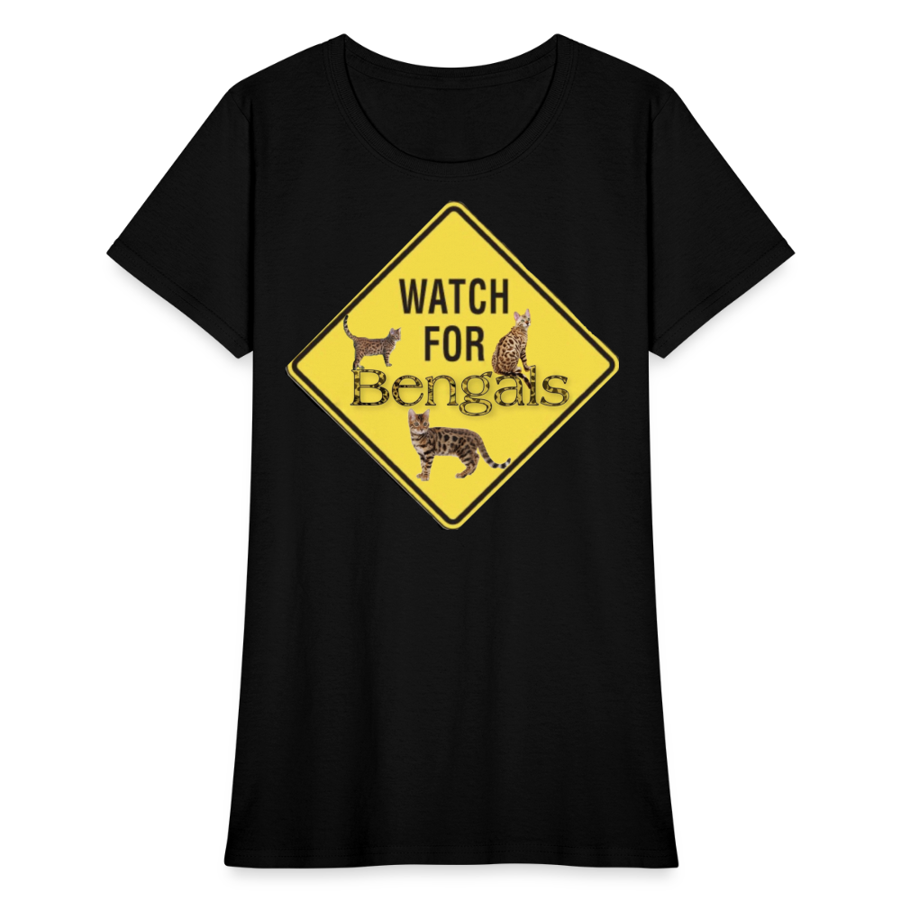 3 Bengals Women's T-Shirt - black