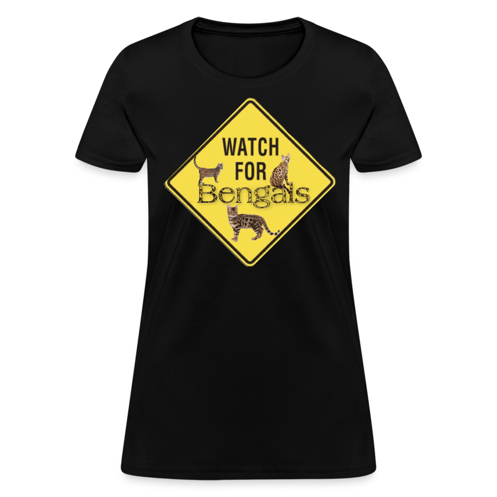 3 Bengals Women's T-Shirt - black