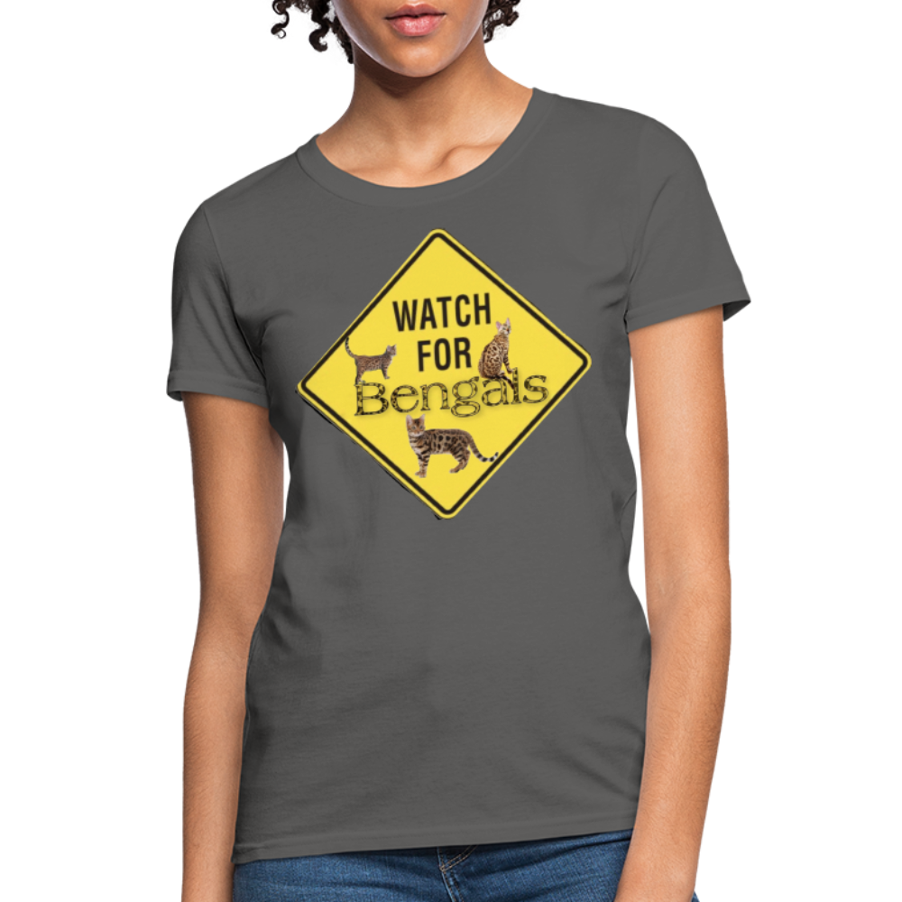3 Bengals Women's T-Shirt - charcoal