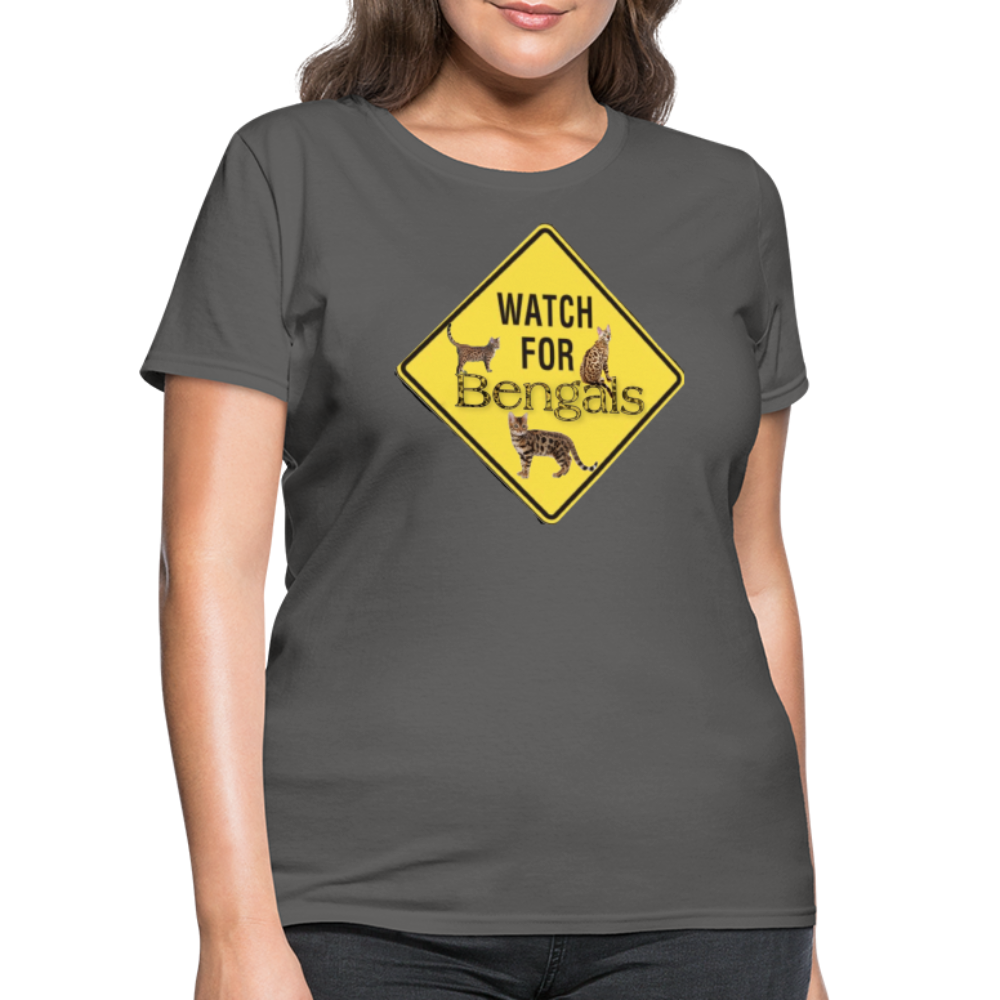 3 Bengals Women's T-Shirt - charcoal