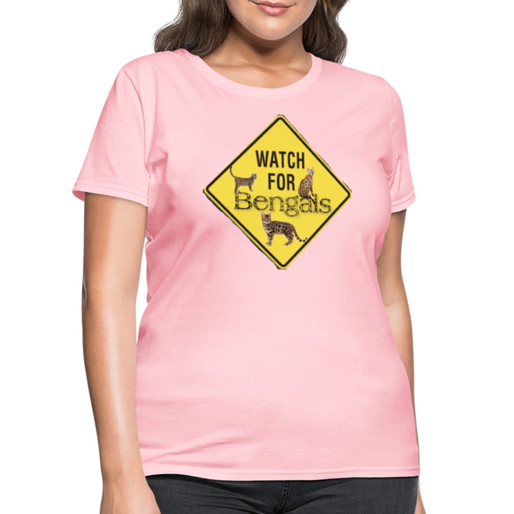 3 Bengals Women's T-Shirt - pink