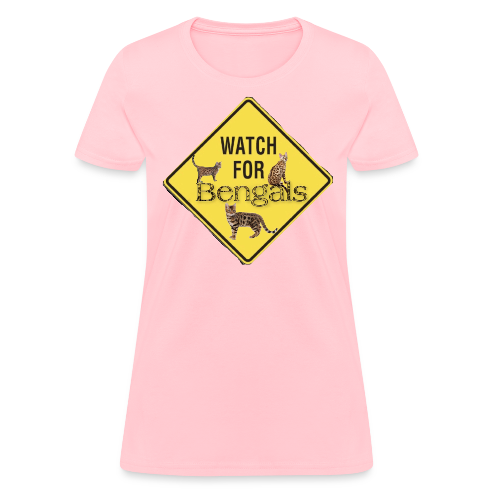 3 Bengals Women's T-Shirt - pink