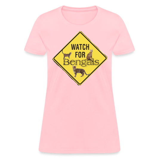 3 Bengals Women's T-Shirt - pink