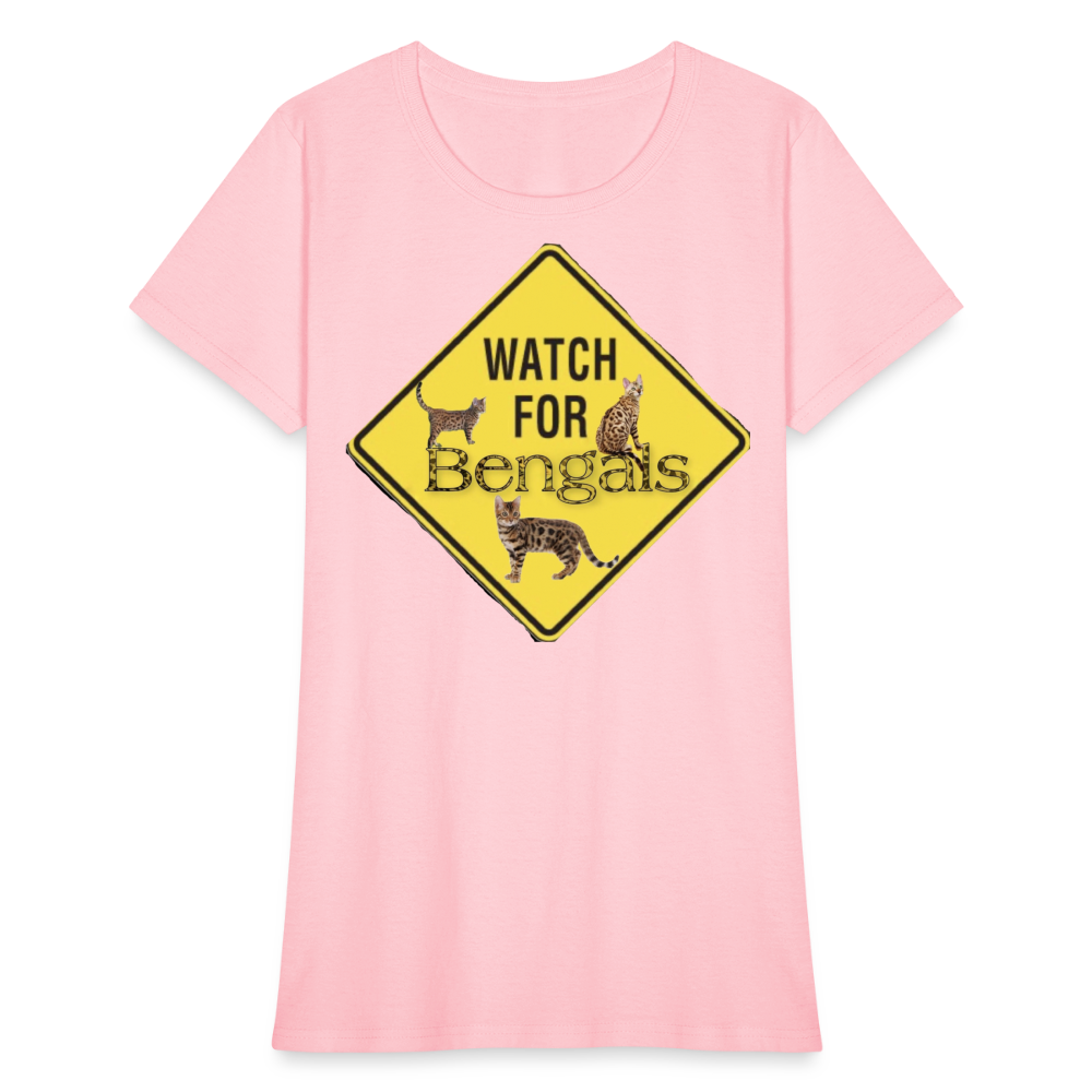 3 Bengals Women's T-Shirt - pink