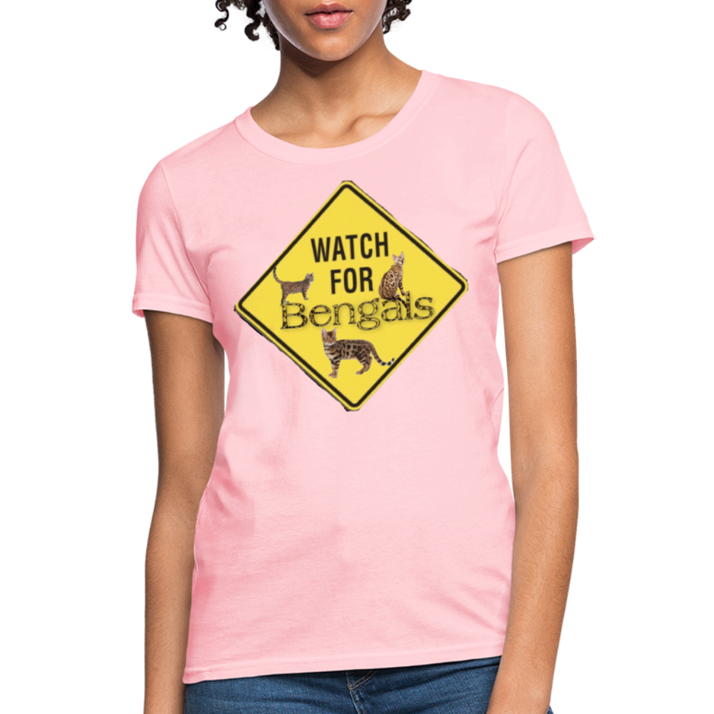 3 Bengals Women's T-Shirt - pink